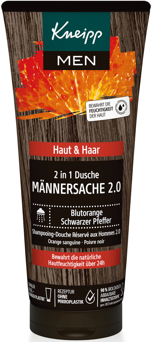 kneipp 2in1 Dusche Blutorange Schwarzer Pfeffer Männersache